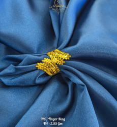 Lovely Leaf 22k Gold Finger Ring