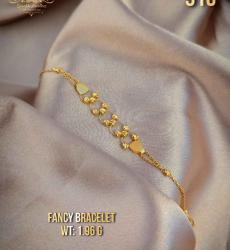 Fabulous 22k Gold Link Women Bracelet