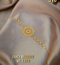 916 Fancy Gold Ladies Bracelet