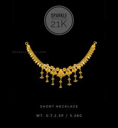  21k Lightweight hallmark Gold Necklace