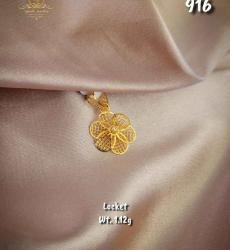 22k Gold Lightweight Locket for Women
