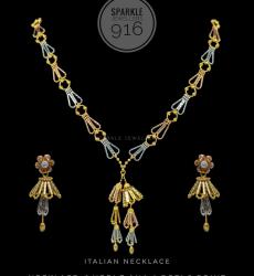 22k Italian Gold Necklace