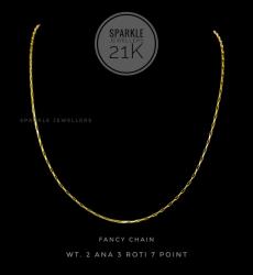 21k Gold Fancy Chain