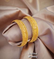 Elegant 21k Gold Solid Chur for Ladies