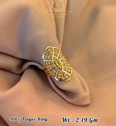 22k Gold Exclusive Finger Ring