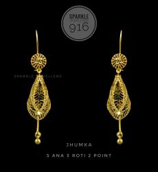 Dew Drop Jhumki Earrings