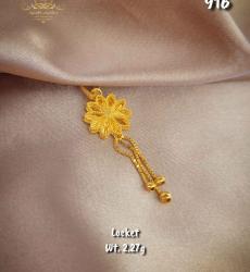 22 Carat Gold Floral Style Locket