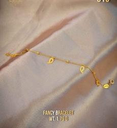 22K Gold Fancy Charm Bracelet