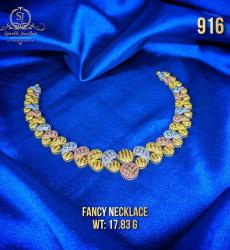 Elegance 22K Gold Fancy Necklace