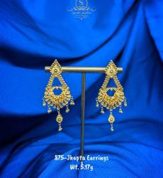 Premium Quality 21K Gold Earrings