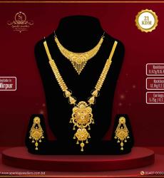 21k Wedding Bridal Jewelry Sets