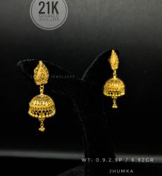 Regal Swing Traditional Gold Jhumka