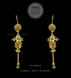 Elegant 22k jumka Earrings