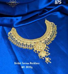 21k Hallmarked Gold Hasli Necklace