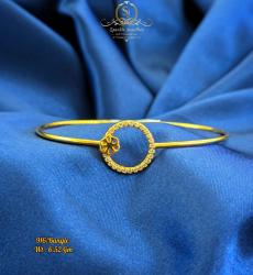 22k Gold Lightweight Bangle