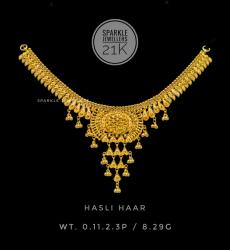 Elegance Bridal Gold Hasli Necklace