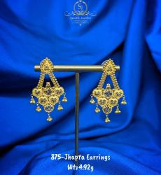Premium Quality 21k Jhapta Earrings