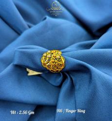 Exclusive Design 916 Gold Ring