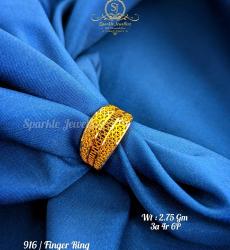 Stunning 22k Gold Jali Ring