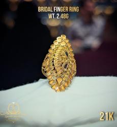22 Carat Gold Bridal Finger Ring