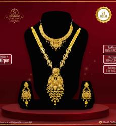 Stunning 21K Bridal Set Jewelry