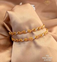 Exclusive Design 22k Gold Bangles Set