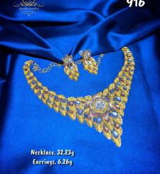 Luxury Dubai Bridal Necklace Set