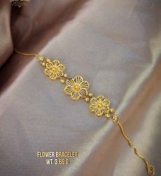 Floral 22K GOLD Bracelet
