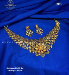 22k Gold Dubai Bridal Jewelry Set