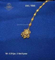 21 Carat Gold Tikli