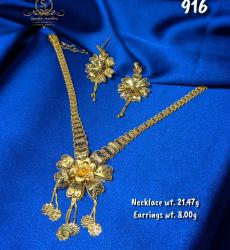 Dubai 22k Gold Bridal Jewelry Set