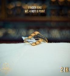 Exclusive Design Gold Finger Ring