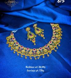 21k Gold Luxurious Joypuri Jewellery Set