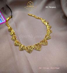 Charming Dubai Gold Lightweight Necklace