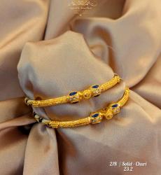 21K Ladies Gold Solid Churi