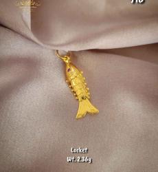22K (916) Gold Fish Locket