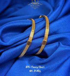 Elegant 22k Gold Tone Fancy Churi