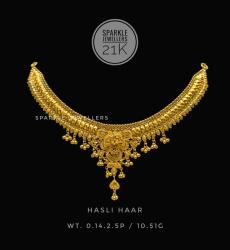 Trendy Gold Hasli Necklace