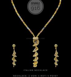 22K Heritage Charm Gold Necklace Sets