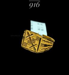Hallmarked 22 Karat Gold Finger Ring