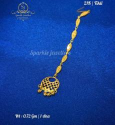 1 Ana 21k Gold Tikli