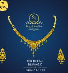 21K Heavy Bridal Necklace