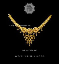 21k Gold Hallmark Hasli Haar