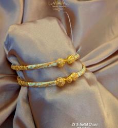 Exclusive 21K Solid Gold Bangles
