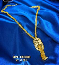 Exclusive 916 Gold Naino Long Chain | Sparkle Jewellers