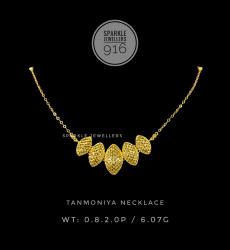 22k Sleek Shine Gold Necklace