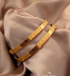 916 Hallmark Dubai Gold Solid Churi