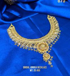21k Hallmarked Gold Hasli Necklace