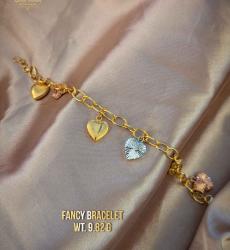 Lightweight Gold Fancy Bracelet