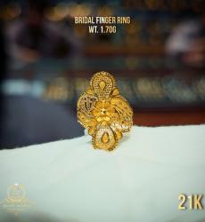 Lightweight Gold Bridal Ring